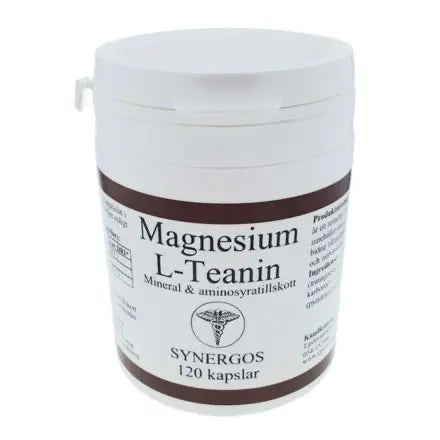 Magnesium L-Teanine Kapslar - Bra vid insomning, rogivande, ångestdämpande